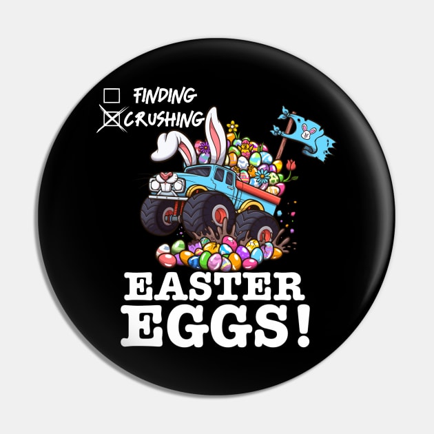 Crushing Easter Eggs Monster Truck Pin by TheMaskedTooner