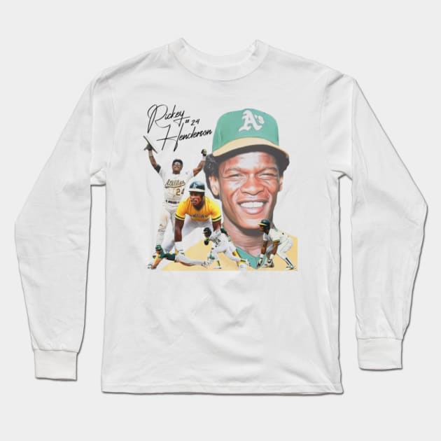 rsclvisual The Stolen Base King Rickey Henderson T-Shirt