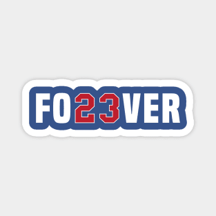 Fo23ver-Trendy-Number-Baseball-Team-Sport-Forever 23 Magnet