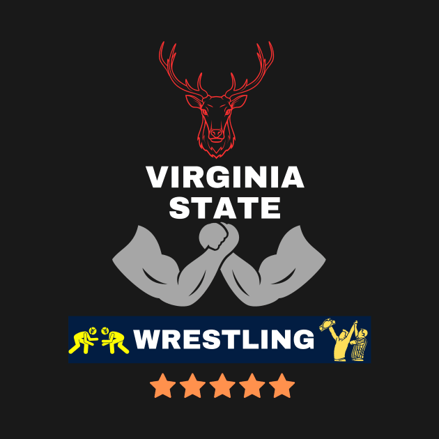 Virginia State wrestling by ARTA-ARTS-DESIGNS