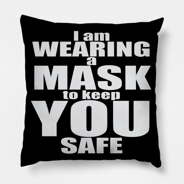 Wearing a Mask for YOU Pillow by RCLWOW