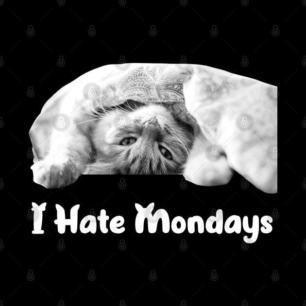 I Hate Mondays Cat Design by P-ashion Tee