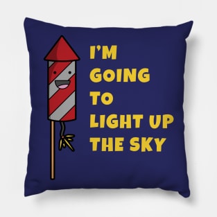 Light up the Sky Happy Firework Pillow