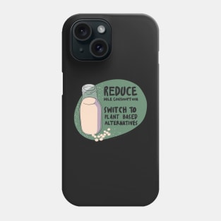 Reduce milk consumption Phone Case