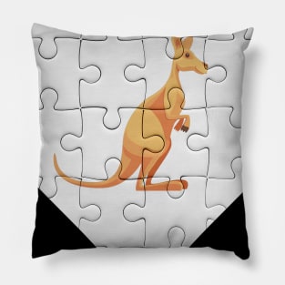 Kangaroo Heart - Gift for Kangaroo Lovers Pillow