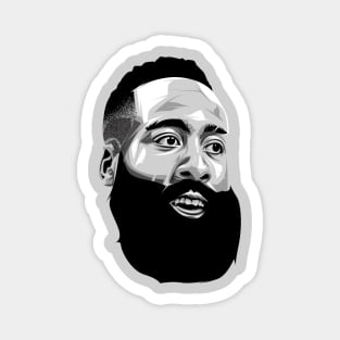 James " The Beard" Harden Magnet