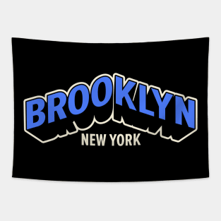 Retro Brooklyn NYC Triangle Sportive Design Tapestry