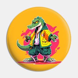 cool crocodile Pin