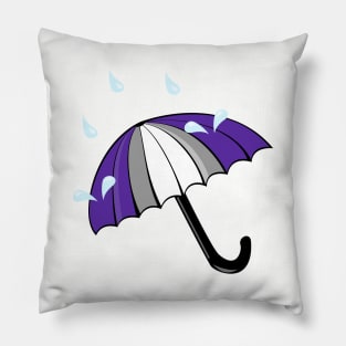 Pridin' in the Rain Pillow