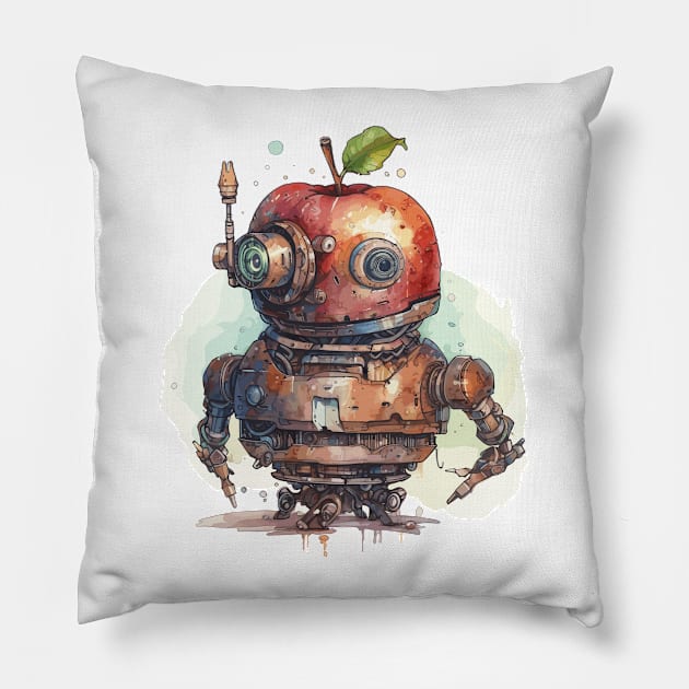 Robot1N Pillow by vospot