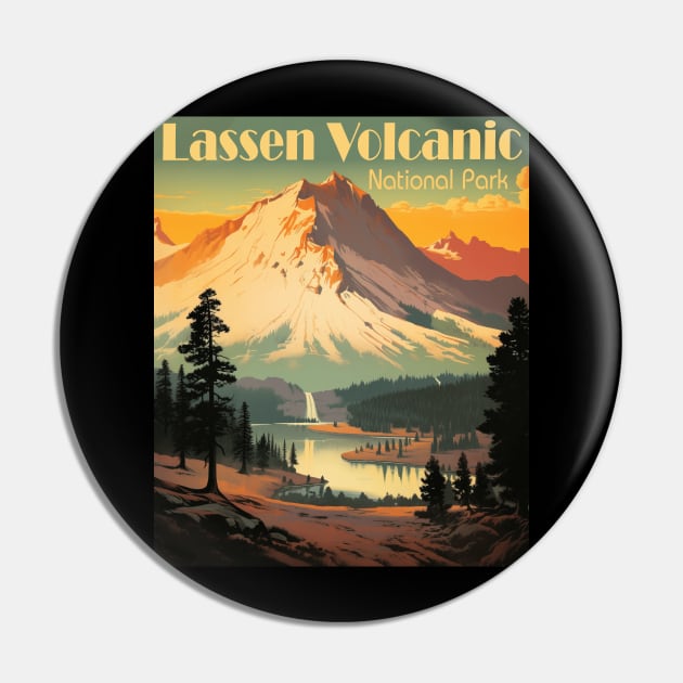 Lassen Volcanic National Park Pin by Schalag Dunay Artist