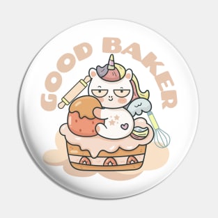 Good Baker Unicorn Pin