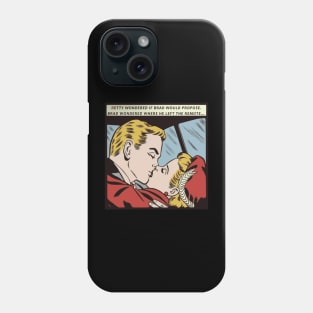 Comic Book Romance - Betty & Brad No 3 Phone Case