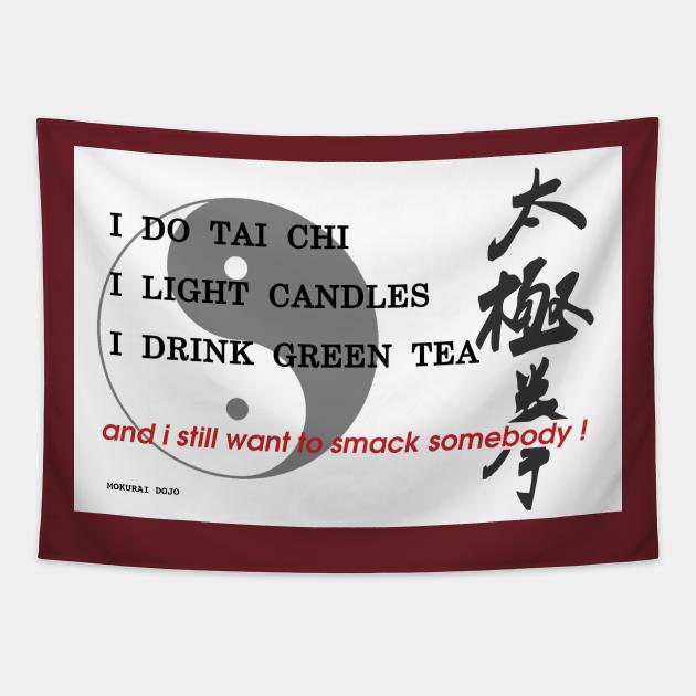 I do Tai Chi Tapestry by Mosaicblues