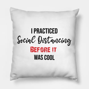 I practiced Social Distancing before it was cool Edit Pillow