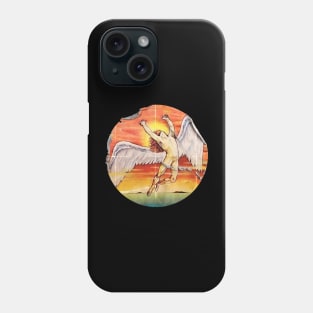 Retro Sticker of Angel Wings Phone Case