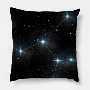 Black and White Star Stars Pillow