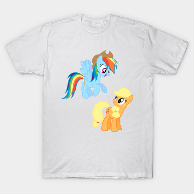 Rainbow Dash Applejack My Little Pony T Shirt Teepublic