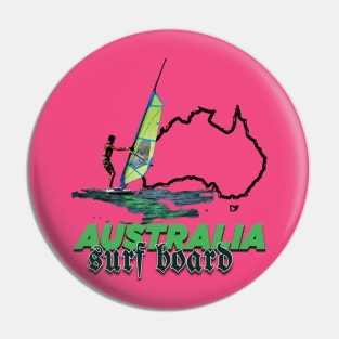 Australia surf board Pin