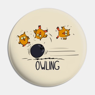 Bowling-Owls Pin