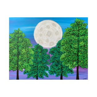 Moon With Trees T-Shirt