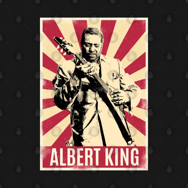 Retro Vintage Albert King by Play And Create