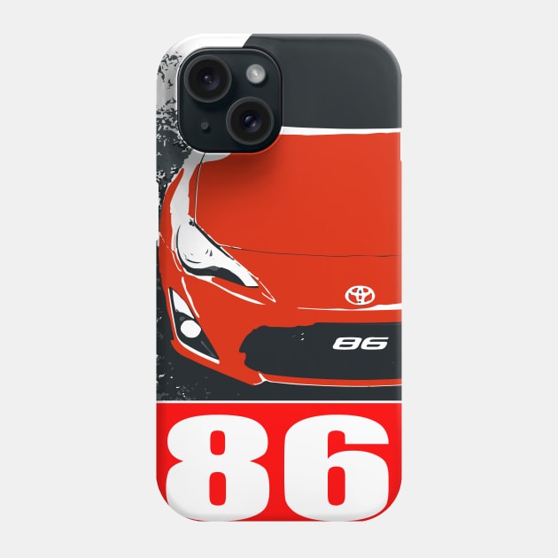 Toyota 86 Phone Case by 5thmonkey