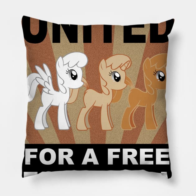 Bronies United! Pillow by Tim_Kangaroo