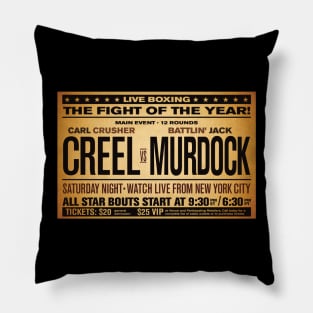 Creel VS. Murdock Pillow