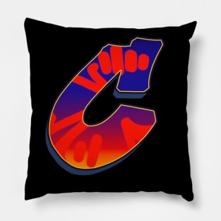 Letter C - Night Sky Pillow