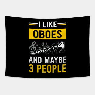 3 People Oboe Tapestry