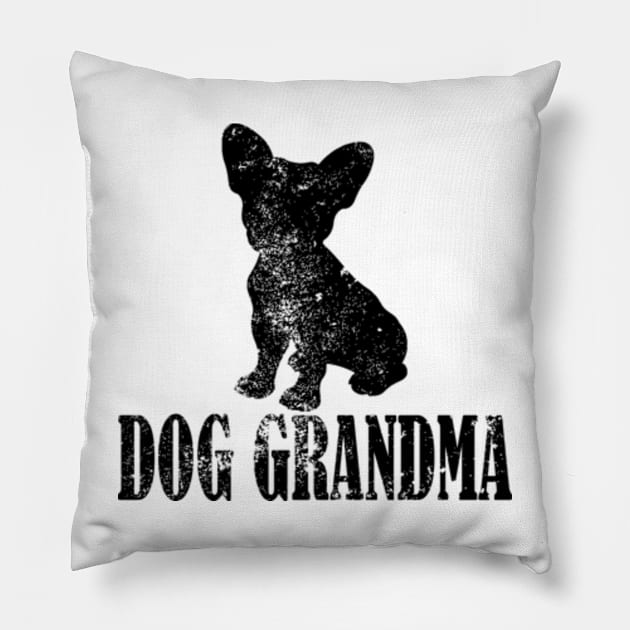 French Bulldogs Dog Grandma Pillow by AstridLdenOs