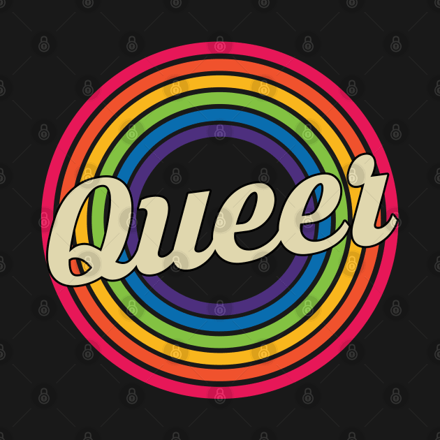 Queer  - Retro Rainbow Style by MaydenArt