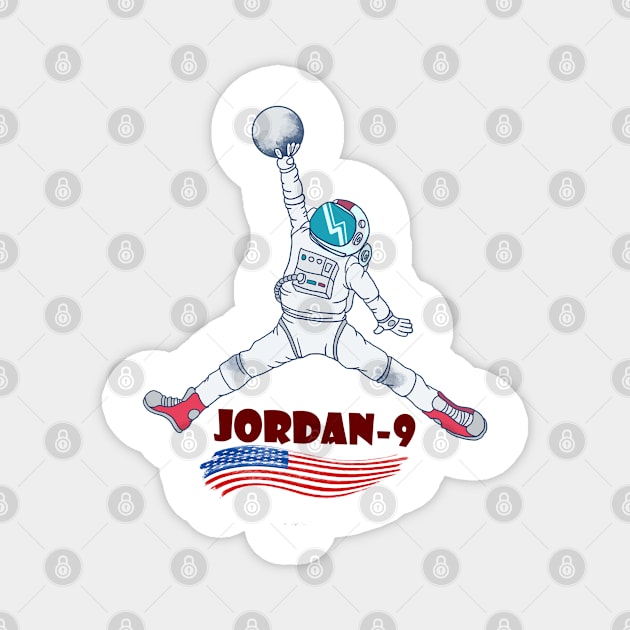 Jordan-9 cool Design Magnet by The Pharaohs