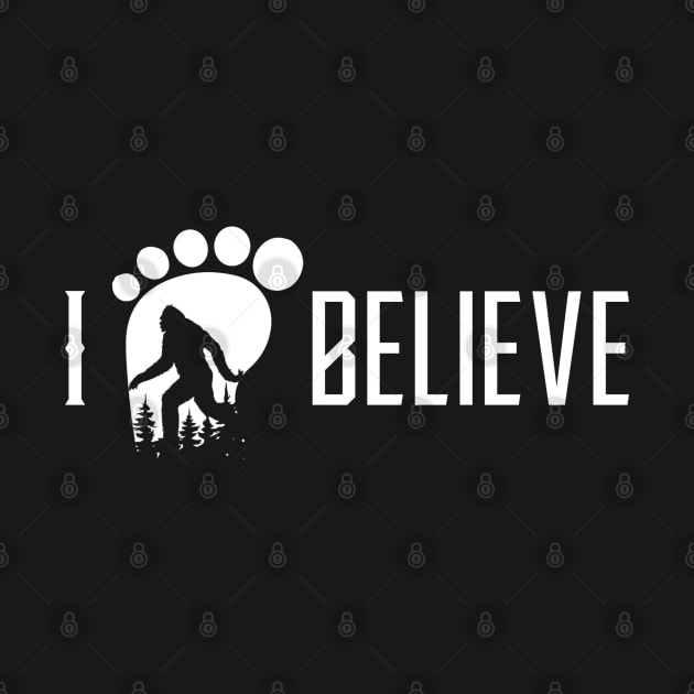 I believe in bigfoot by Spearhead Ink