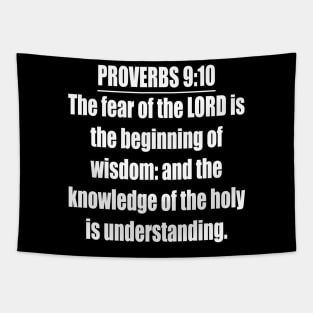 Proverbs 9:10 King James Version Bible Verse Tapestry