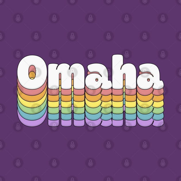 Omaha // Retro Typography Design by DankFutura