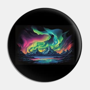 northern lights - aurora borealis Pin