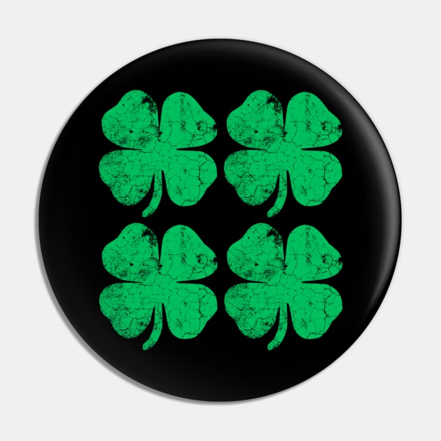 Four Irish American Flag Ireland Shamrock St Patrick Day Pin by dashawncannonuzf