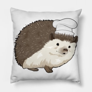 Hedgehog Cook Chef hat Pillow