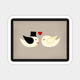 Married Canary Birds Magnet