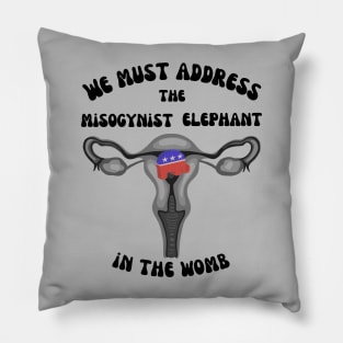 Let's Talk About The Elephant In The Womb Pillow