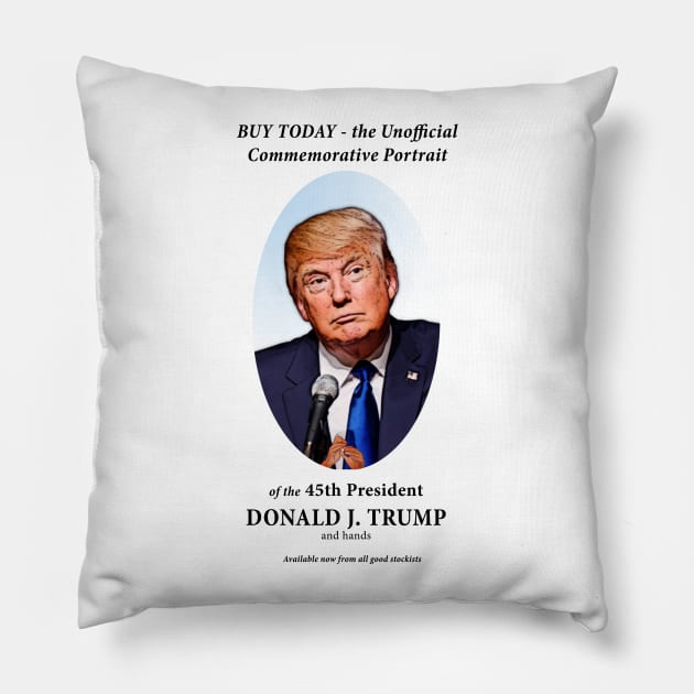 Trump Hands Pillow by edgarcat