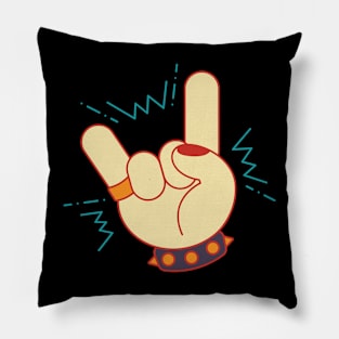 Rock And Roll Retro Horn Pillow