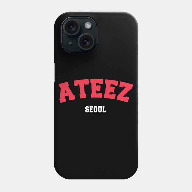 Ateez Seoul Phone Case by hallyupunch