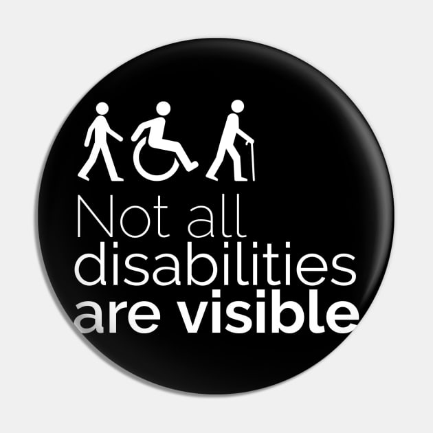 Not All Disabilities Are Visible Pin by ellenfromnowon