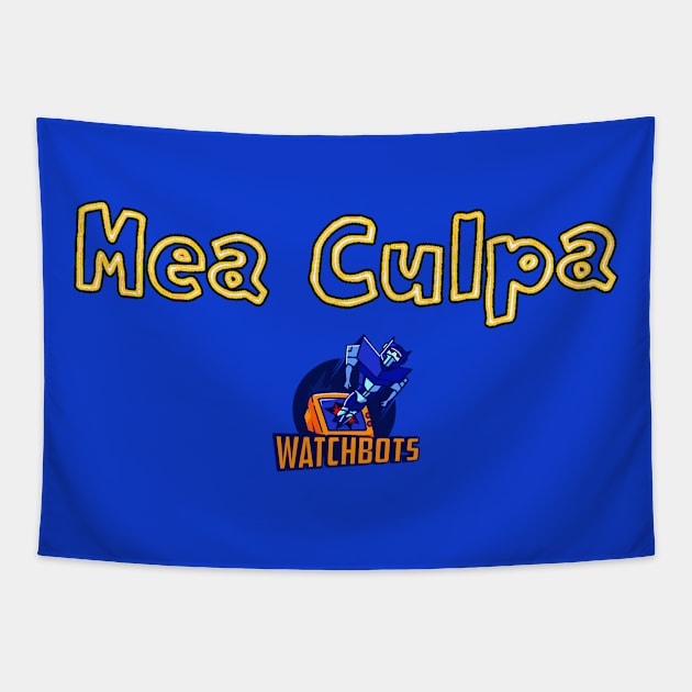 Watchbots Mea Culpa Tapestry by watchbots