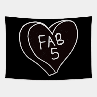 Fab 5 Tapestry