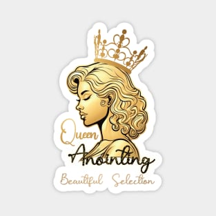 Queen Esther Ichthys: Crown of Favor,  Love, Faith Anointed Inspirational Magnet