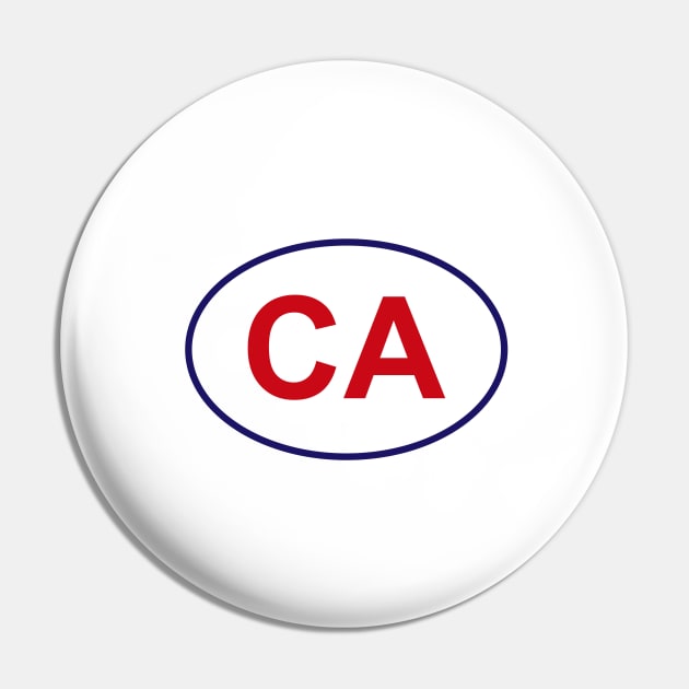 California State Sticker Pin by AdventureFinder